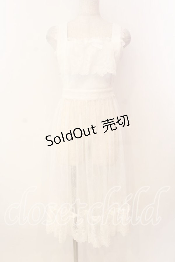 画像1: ALICE and the PIRATES / レースタブリエ  シロ O-26-01-08-004-PA-OP-YM-OS (1)