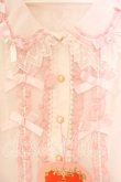画像2: BABY,THE STARS SHINE BRIGHT / Milky sugar pearlブラウス  シロ×ピンク O-26-01-08-046-BA-BL-OW-OS (2)