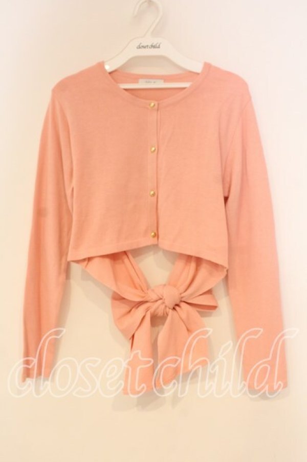 画像1: MILK / モン・シェリカーディガン  ピンク O-26-01-08-052-ML-TO-YM-OS (1)