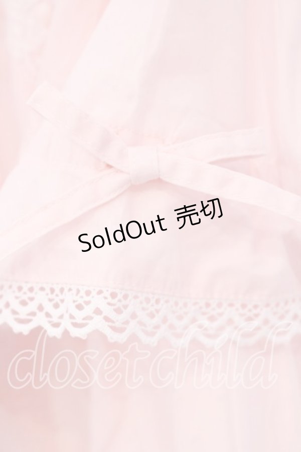 画像4: BABY,THE STARS SHINE BRIGHT / 姫袖後ろシャーリングブラウス  ピンク O-26-01-08-056-BA-BL-YM-OS (4)