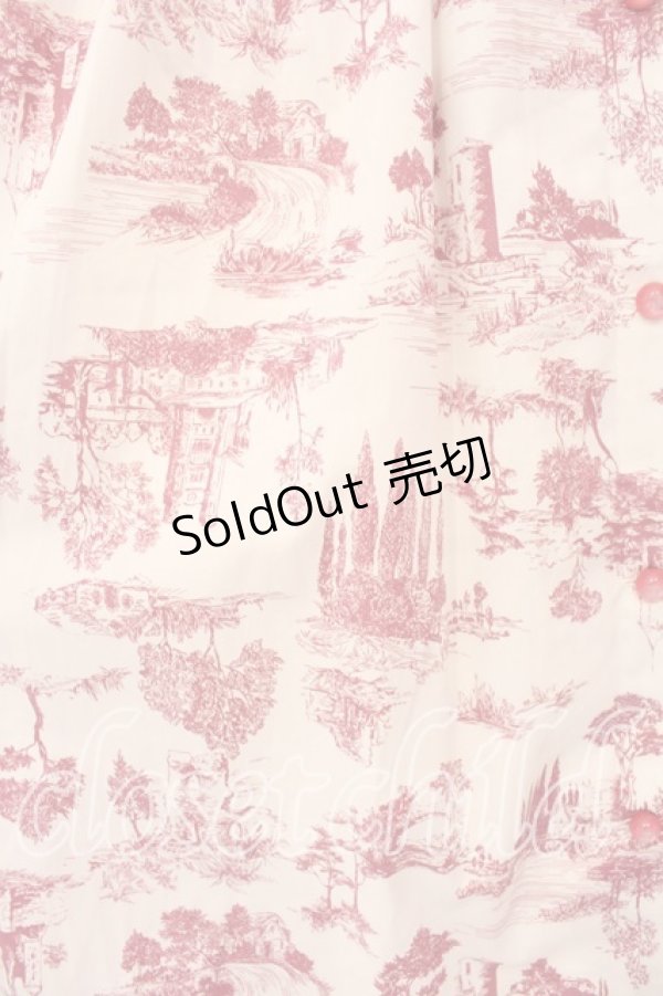 画像3: MILK / プティ・トリアノンドレス  ピンクｘシロ O-26-01-08-057-ML-OP-YM-OS (3)