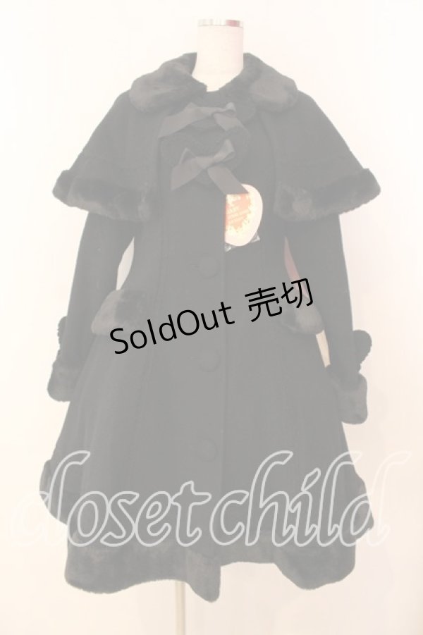 画像1: BABY,THE STARS SHINE BRIGHT / ハートミルキーコート（2024年）  クロ O-26-01-08-005-BA-CO-OW-OS (1)