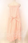 画像5: PINK HOUSE / ブロックギンガムキャミソールワンピース  ピンク O-26-01-08-058-LO-OP-YM-OS (5)
