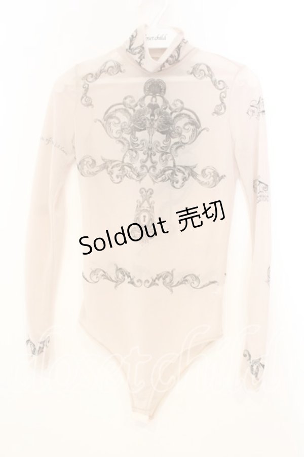 画像1: Medenius / Eden bodysuit（エデンボディースーツ）  アイボリー O-26-01-08-061-0-TO-IG-OS (1)