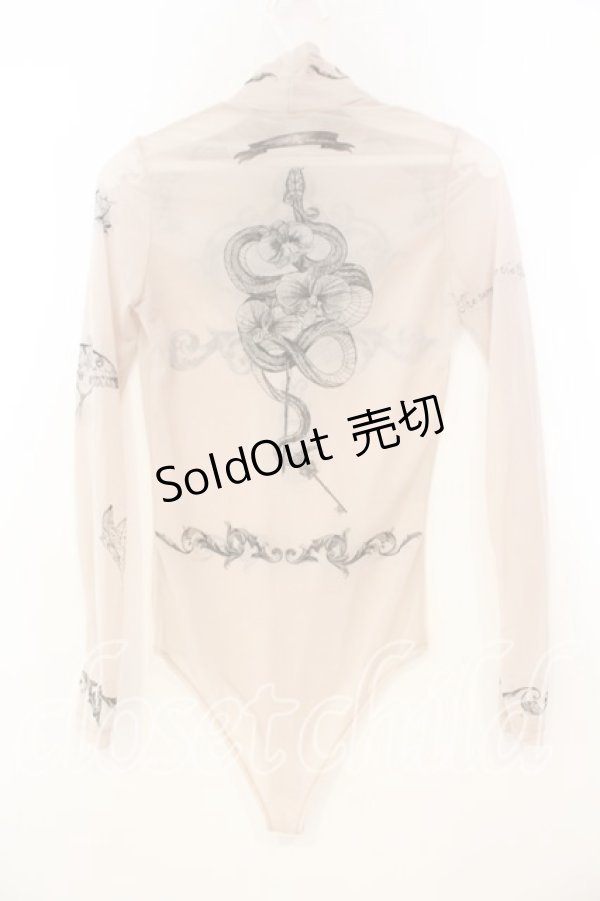 画像4: Medenius / Eden bodysuit（エデンボディースーツ）  アイボリー O-26-01-08-061-0-TO-IG-OS (4)