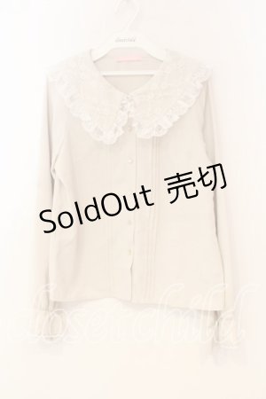 画像: Honey Cinnamon / レースセーラーカラーブラウス  アイボリー O-26-01-08-063-LO-BL-IG-OS