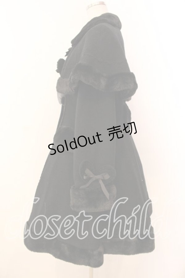 画像4: BABY,THE STARS SHINE BRIGHT / ハートミルキーコート（2024年）  クロ O-26-01-08-005-BA-CO-OW-OS (4)