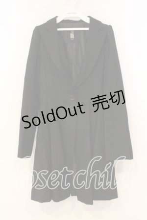 画像: BPN / ロングフレアジャケット M ブラック O-26-01-08-069-GO-JA-OW-OS