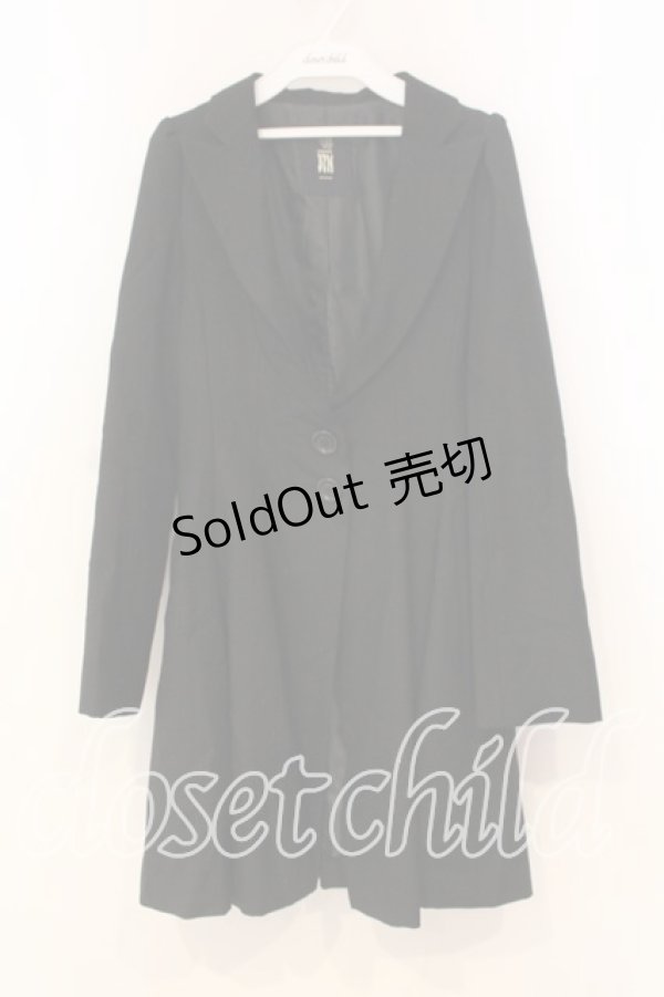 画像1: BPN / ロングフレアジャケット M ブラック O-26-01-08-069-GO-JA-OW-OS (1)