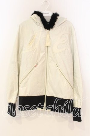 画像: MILKBOY / ナイロンファーフードブルゾン  オフ×ブラック O-26-01-08-070-MB-CO-IG-OS