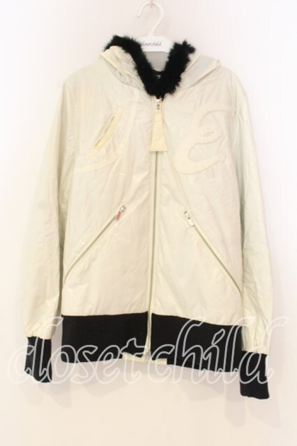 画像1: MILKBOY / ナイロンファーフードブルゾン  オフ×ブラック O-26-01-08-070-MB-CO-IG-OS (1)