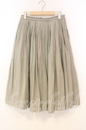 画像: Jane Marple Dans Le Salon / High twist cotton gored skirt　スカート M ベージュ O-26-01-08-072-JM-SK-OW-OS
