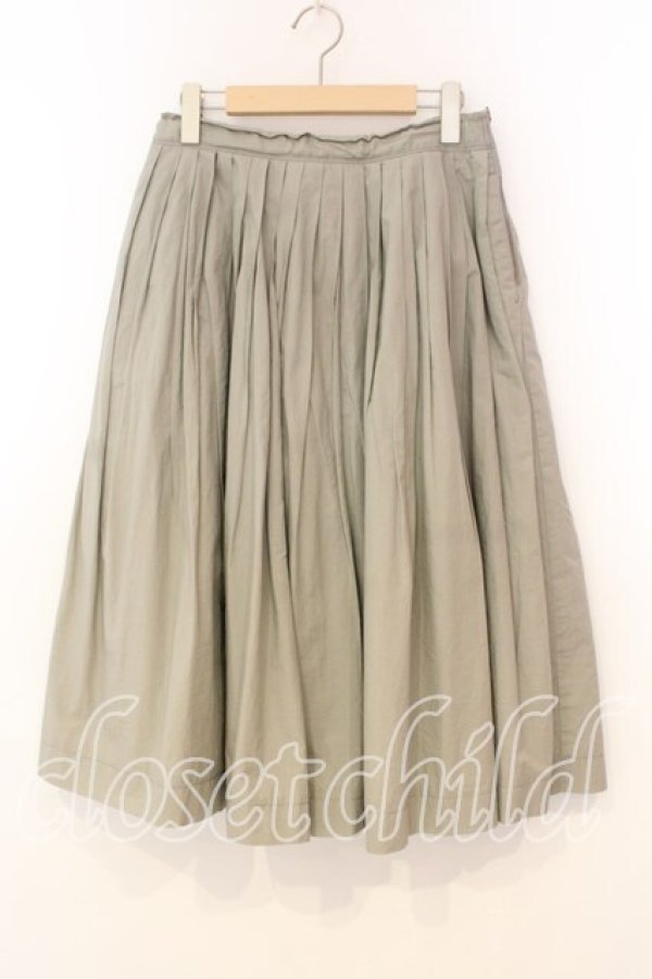 画像1: Jane Marple Dans Le Salon / High twist cotton gored skirt　スカート M ベージュ O-26-01-08-072-JM-SK-OW-OS (1)