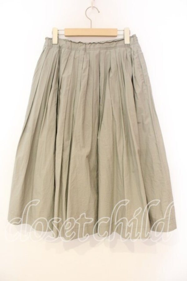 画像2: Jane Marple Dans Le Salon / High twist cotton gored skirt　スカート M ベージュ O-26-01-08-072-JM-SK-OW-OS (2)