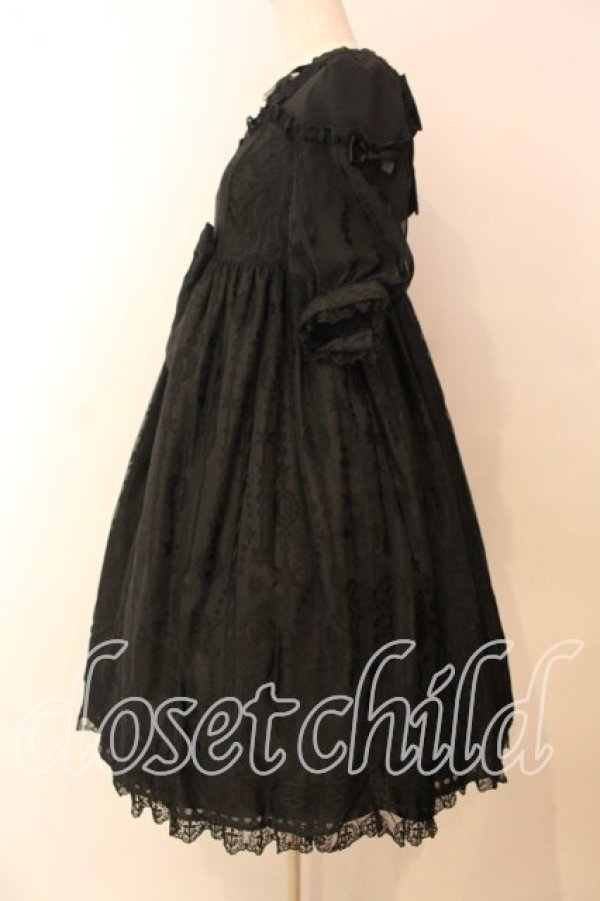 画像4: Angelic Pretty / Shadow Dream Carnivalワンピース  クロ O-26-01-08-006-AP-OP-IG-OS (4)