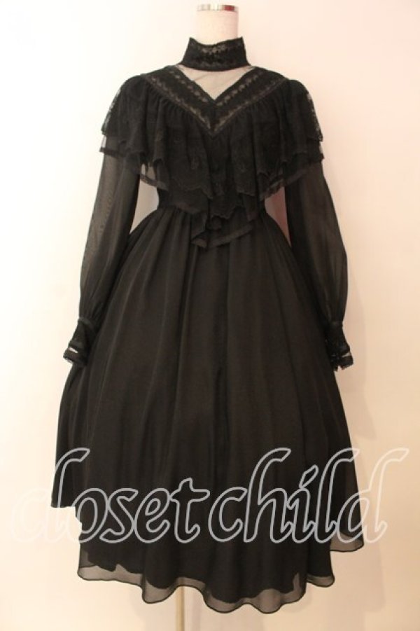 画像1: Moi-meme-Moitie / セレスティアゴシックロングドレス 2024 Mana Special Edition   ブラック O-26-01-08-007-MO-OP-IG-OS (1)