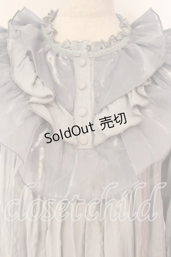 画像2: Hoshibako Works / リトルゴースト　ワンピース L サックス O-26-01-08-009-LO-OP-OW-OS (2)