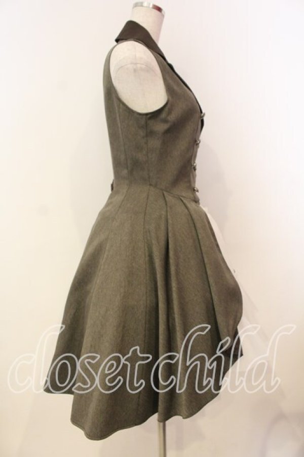 画像3: Innocent World / ローザプリーツテッドジャンパースカート M ショコラ O-26-01-08-011-IW-OP-OW-OS (3)