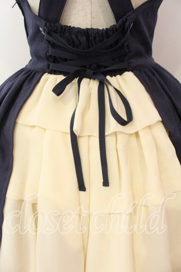 画像5: Innocent World / コルセットバッスルジャンパースカート L ネイビー O-26-01-08-012-IW-OP-OW-OS (5)