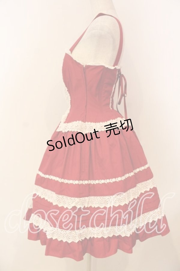 画像4: ALICE and the PIRATES / ミランダジャンパースカート  えんじ O-26-01-08-015-PA-OP-OW-OS (4)