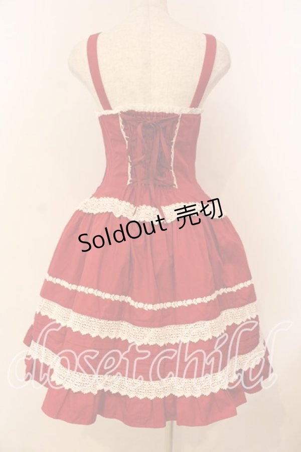 画像5: ALICE and the PIRATES / ミランダジャンパースカート  えんじ O-26-01-08-015-PA-OP-OW-OS (5)