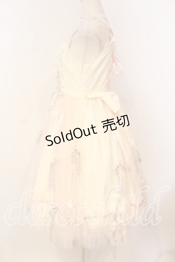 画像4: BABY,THE STARS SHINE BRIGHT / Fleurs benitesジャンパースカート  クリーム×ピンク O-26-01-08-016-BA-OP-OW-OS (4)
