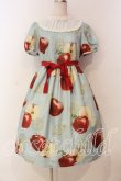 画像1: Emily Temple cute / Apple Stampワンピース  ブルー O-26-01-08-017-ET-OP-YM-OS (1)