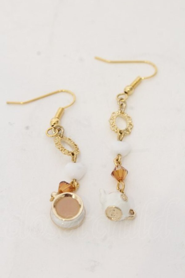 画像1: LOLITA他 / ティーセットピアス  ゴールド O-26-01-09-046-0-AC-IG-ZT0111D (1)