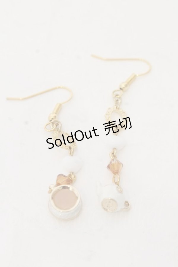 画像1: LOLITA他 / ティーセットピアス  ゴールド O-26-01-09-046-0-AC-IG-ZT421 (1)