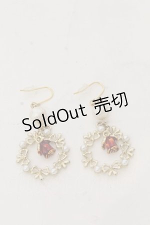 画像: LOLITA他 / リボンリースピアス  ゴールド O-26-01-09-047-0-AC-IG-ZT421