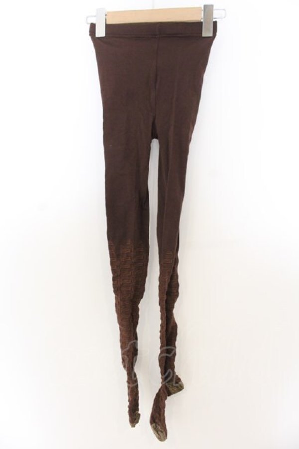 画像2: Q-pot. / メルトチョコレートタイツ  ブラウン O-26-01-09-013-QP-ZA-IG-OS (2)