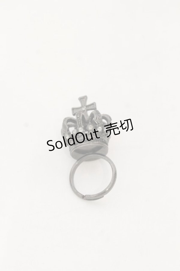 画像1: BPN / クロスクラウンリング  ガンメタ O-26-01-09-016-GO-AC-IG-OS (1)