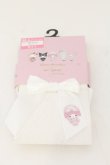 画像1: m petit by misako / サンリオコラボオーバーニーソックス M~L シロ マイメロディ O-26-01-09-021-LO-ZA-IG-ZT0111D (1)