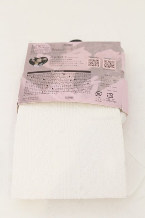 画像2: m petit by misako / サンリオコラボオーバーニーソックス M~L シロ マイメロディ O-26-01-09-021-LO-ZA-IG-ZT0111D (2)