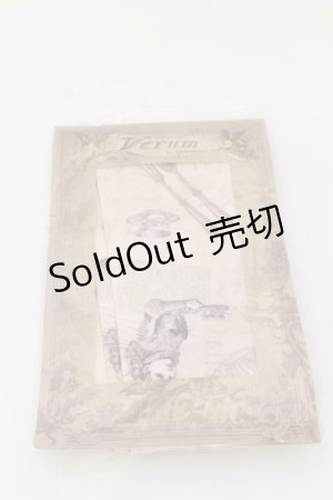 画像: Grimoire / Verum プリントタイツ  ベージュ O-26-01-09-022-GO-ZA-IG-OS