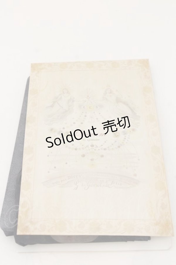 画像2: Grimoire / Verum プリントタイツ  ブラック O-26-01-09-023-GO-ZA-IG-OS (2)