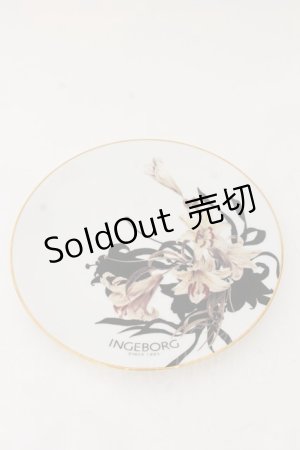 画像: INGEBORG / プレート  オフ×ゴールド O-26-01-09-025-LO-ZA-IG-ZT488
