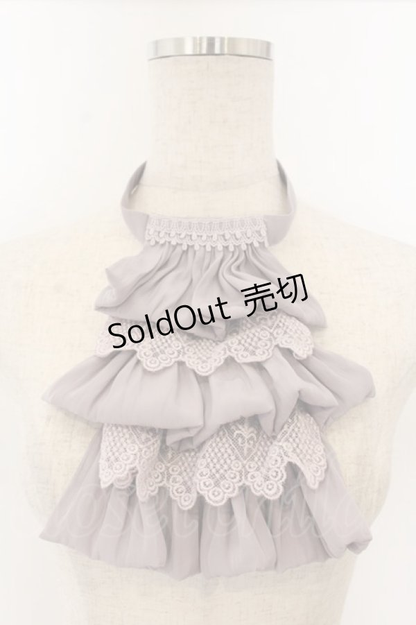 画像1: abilletage / フリルジャボ  ラベンダー O-26-01-09-026-GO-ZA-IG-OS (1)