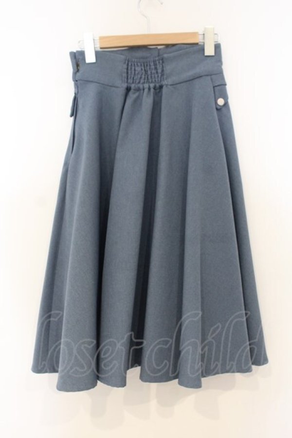 画像2: F&A / フロントレースアップフレアースカート  ブルーグレー O-26-01-10-037-LO-SK-IG-OS (2)