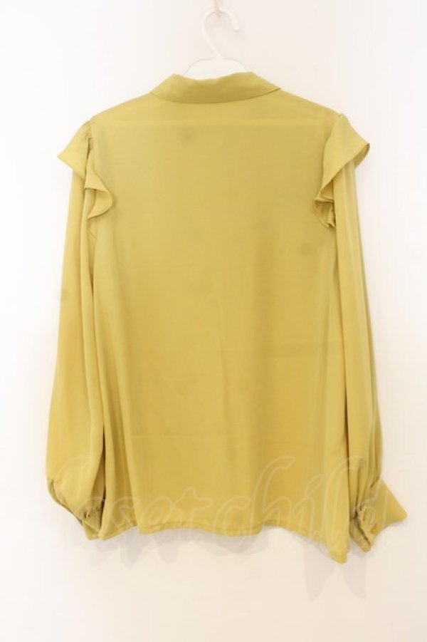 画像2: an another angelus / シュラブローズ刺繍シャツ  イエロー O-26-01-10-042-CA-BL-IG-OS (2)