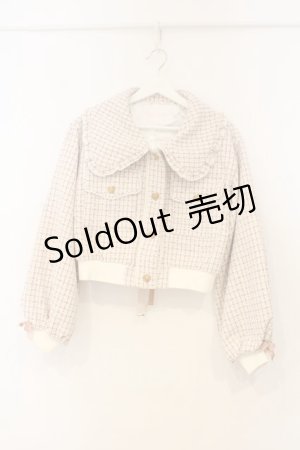 画像: LIZ LISA / ツイードブルゾン  ピンク O-26-01-10-044-LO-JA-OW-OS