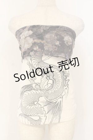 画像: Qutie Frash / サラシトップス  ホワイト O-26-01-10-047-QU-TO-YM-OS