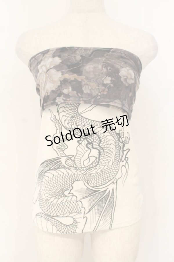 画像1: Qutie Frash / サラシトップス  ホワイト O-26-01-10-047-QU-TO-YM-OS (1)