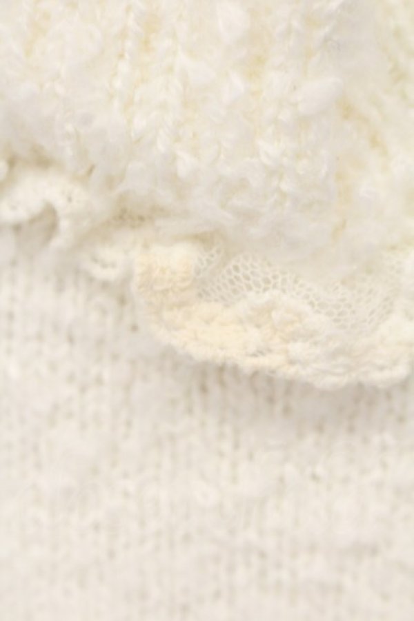 画像5: LIZ LISA / ビジュストラップオフショルニット  シロ O-26-01-10-048-LO-TO-OW-OS (5)