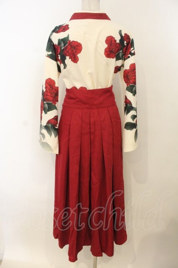 画像3: J-yuefang / 和風セットアップ  アカ×キナリ O-26-01-10-050-0-OP-OW-OS (3)