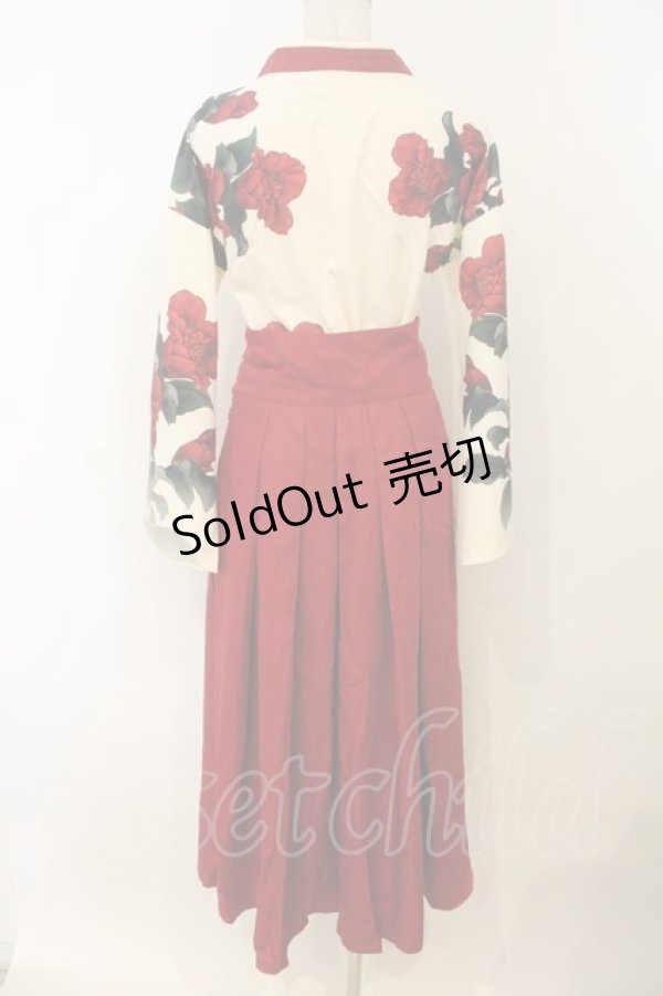 画像3: J-yuefang / 和風セットアップ  アカ×キナリ O-26-01-10-050-0-OP-OW-OS (3)