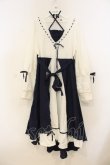 画像1: Favorite / はしごレースとリボンのFishTailワンピース M~L ネイビー×シロ O-26-01-10-051-LO-OP-OW-OS (1)