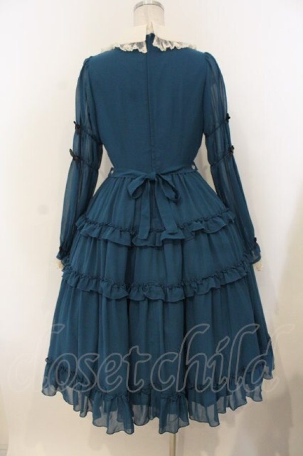 画像5: Innocent World / 大人アリスシフォンドレス M ブルーグリーン O-26-01-10-056-IW-OP-YM-OS (5)