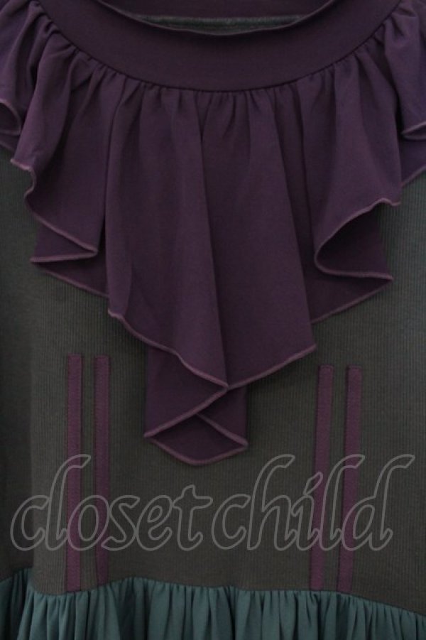 画像2: millna / ジャージロリータエンジェルワンピース  エメラルド O-26-01-10-005-0-OP-OW-OS (2)