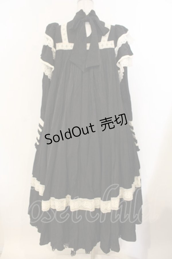 画像5: 星箱works / リリアンヌ姉妹 ロング丈ワンピース  クロ O-26-01-10-061-PU-OP-YM-OS (5)